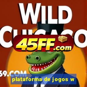 plataforma de jogos w